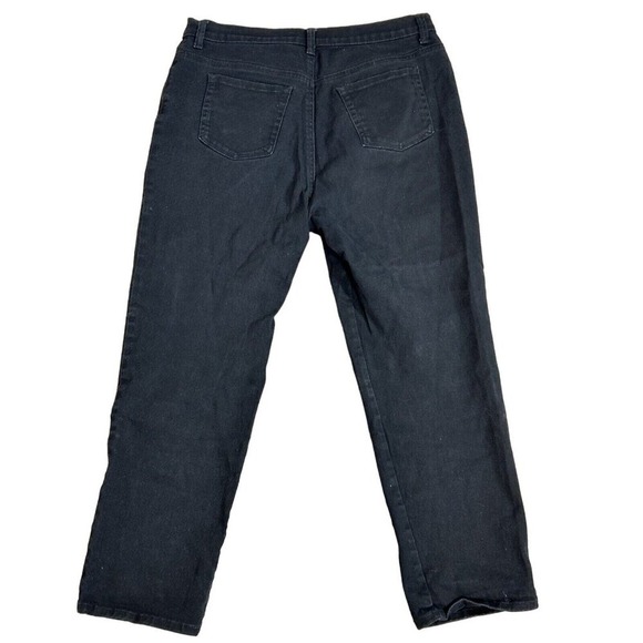 Gloria Vanderbilt Amanda Black High Rise Jeans – Women's 16 - Picture 4 of 16